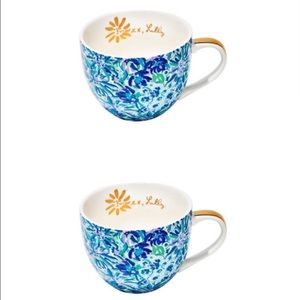 Lilly Pulitzer ceramic mugs